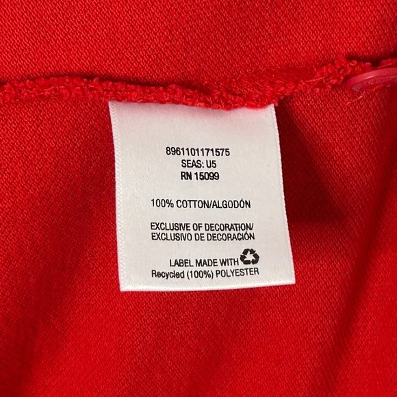 Vintage Roebuck & Co Men's Large Red Short Sleeve Polo Shirt - Picture 5 of 7